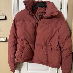 Rust Puffer Jacket